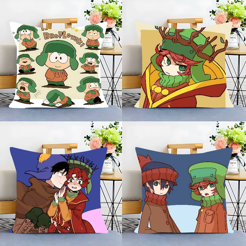 South Park K-Kyle Pillowcase Toon Gift Cushion Cover Bedroom Home Sofa Chair Seat Decor Pillow Case