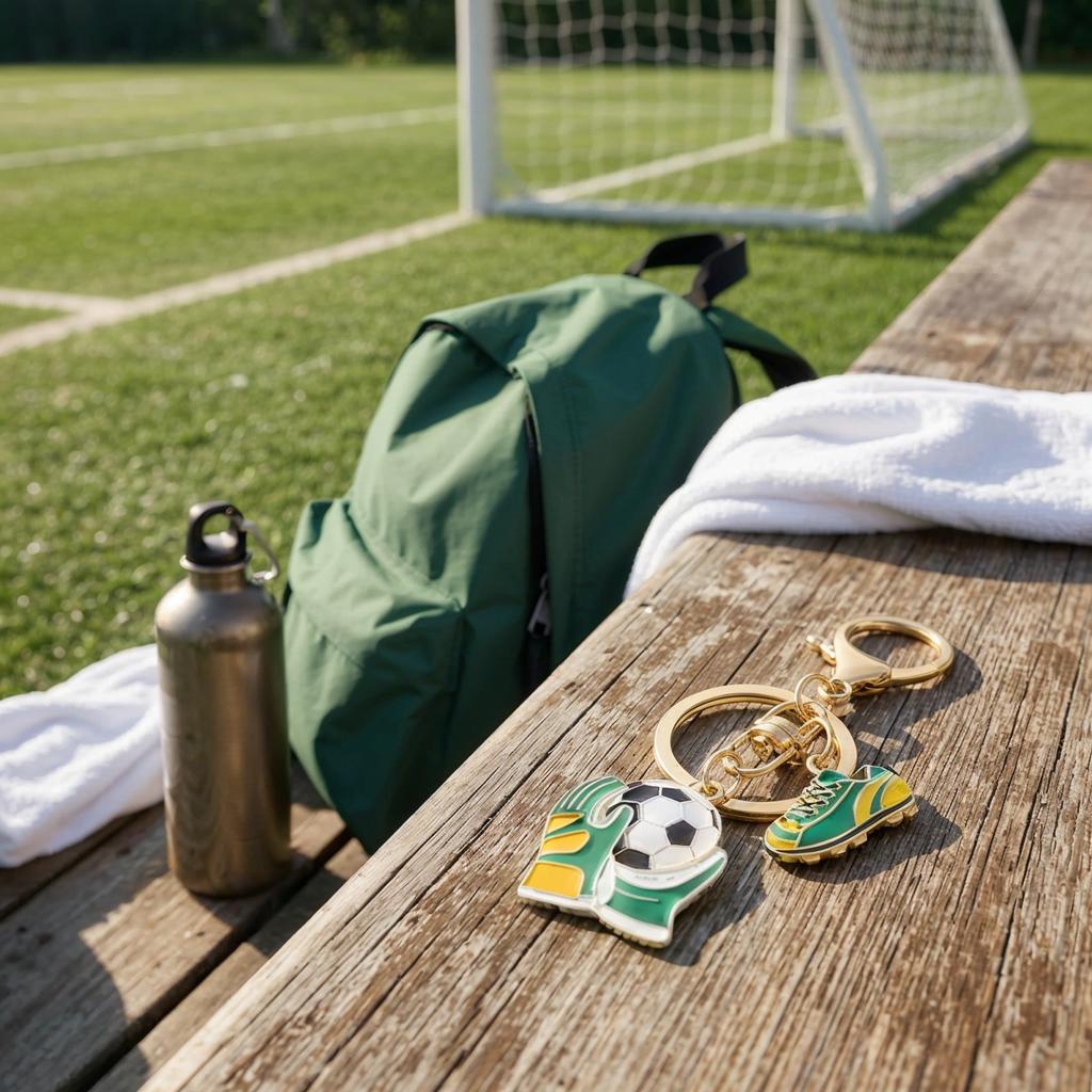 Football Matchs Sports Event Fan Souvenirs Keychains