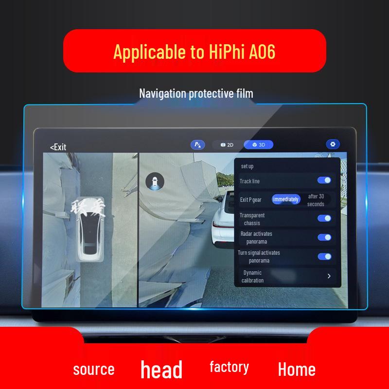 Hycan A06 Navigation and Instrument Screen Protective Film for 24 Models
