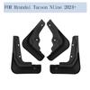 FOR Hyundai Tucson N-line Nx4 N Line Mud Flaps Guard Splash Mudguard Fender Mudflaps Car Accessories 4pcs 2024 2025 2026+