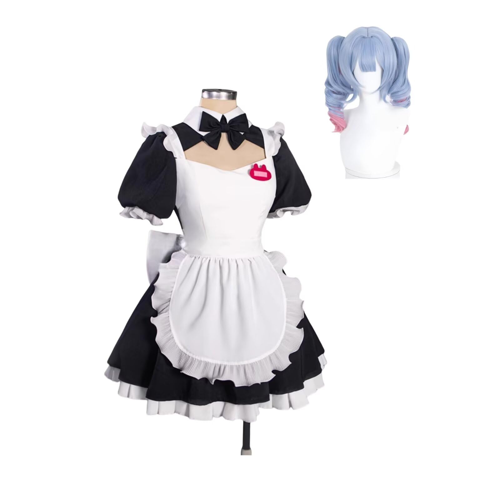 

DOKITOKI Rabbit Hole Косплей Хацунэ Мику Костюм горничной с аксессуарами размера S,