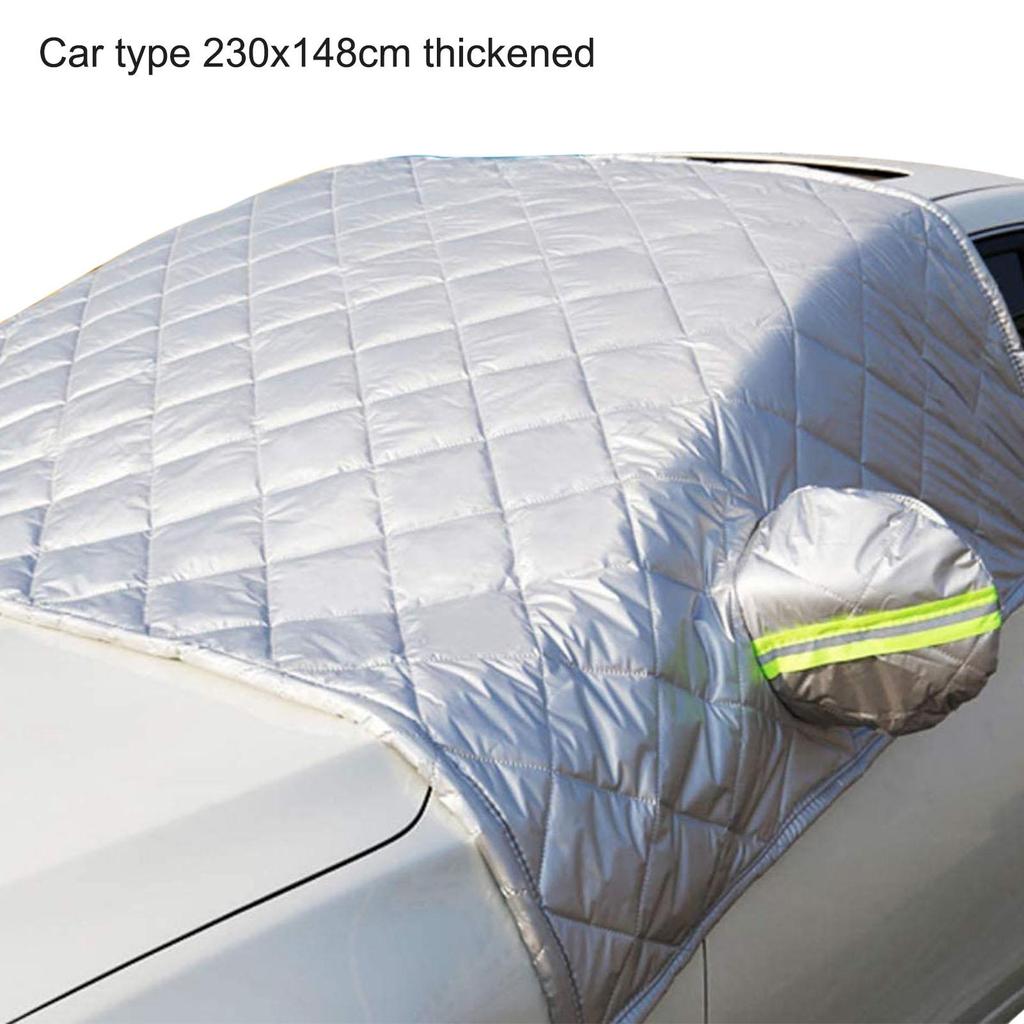 Car Front Windshield Snow Cover Winter Thickened Snow Cover Sunshade Auto Exterior Accessories