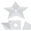 Metal Cutting Die Fivepointed Star Shape Emboss Stencil Album Decorative Etched Dies for  Craft P