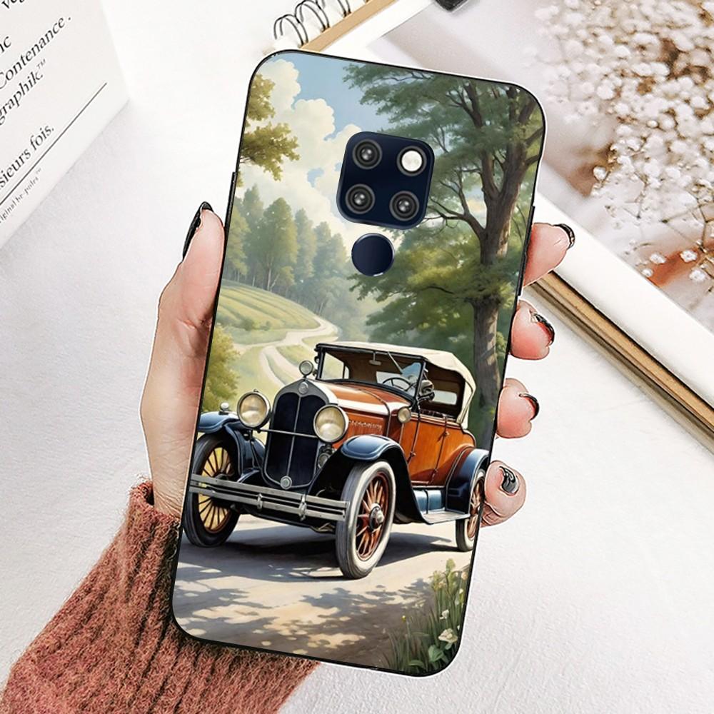 

Classic Vintage Old Retro Car Phone Case For Huawei Mate 10 20 30 40 50 Lite Pro Nova 3 3i 5 6 SE 7 Pro 7SE Huawei Mate20Pro