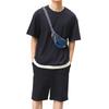 Von Vaag Summer Short and Elastic Plus Casual Sweatshirt Q-mac 0.21 Cool-to-the-Touch Men's Set, Sleeves, Shorts, T-Shirt, Antibacterial, Waist,