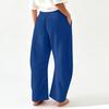 Women's Casual Sweatpants with Drawstring Elastic Waist, Wide Leg and Pockets for Everyday Wear