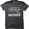 BIKER Motorcyclist In My Head I'm Riding My Bike Dad Birthday Funny T-shirt 9099