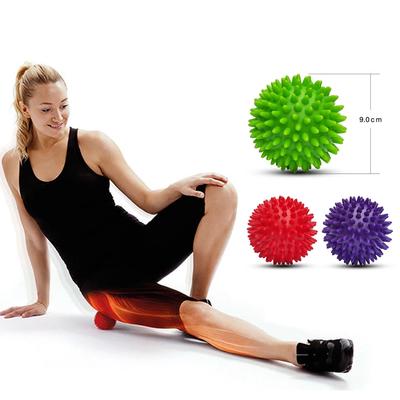 PVC Stacheligen Massage Ball Langlebig Sport Fitness Fuß Schmerzen Linderung Plantarfasziitis 9cm Yoga Massage Ball