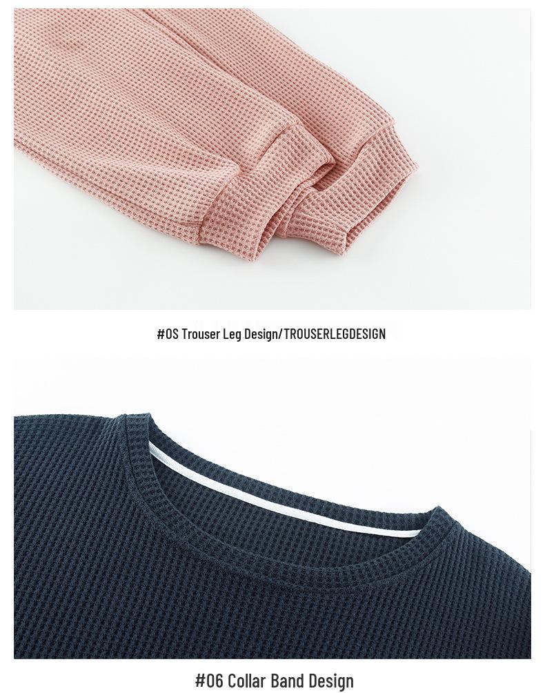 Pigiama per Coppia: Completo da Donna a Maniche Lunghe e Pantaloni per Primavera/Inverno, Abbigliamento Casual da Casa da Uomo