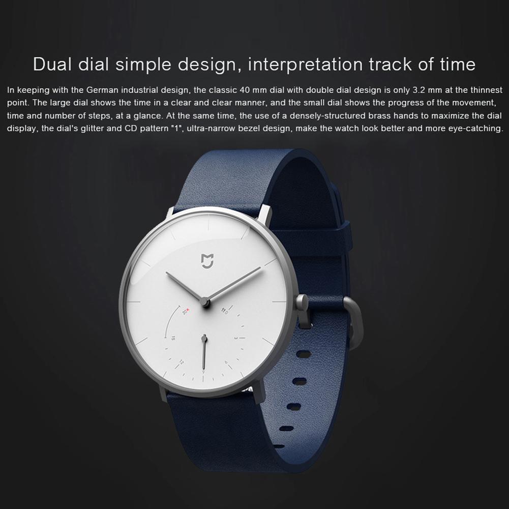 Xiaomi Mijia de cuarzo reloj 3ATM resistente al agua podómetro de acero  inoxidable caso inteligente vibración impermeable reloj regalo|Relojes  inteligentes| - AliExpress