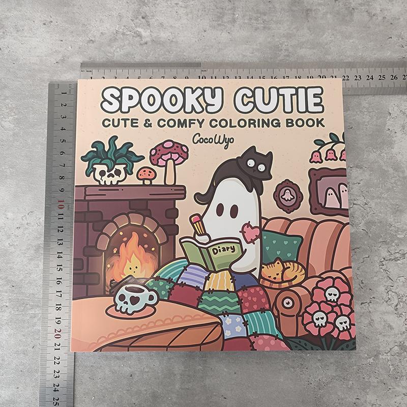 Creative Diy Coloring Book Cartoon Funny Children Graffiti Notebook Cute Coloring Book Drawing Book Adult Relaxation Supplies