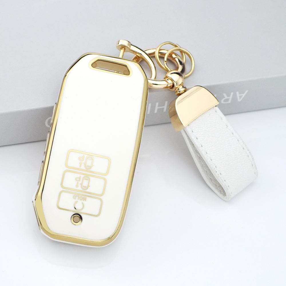 Soft TPU Car Key Cover Case Protection Shell For Kia Sorento MQ4 2020 2021 2022 EV6 K8 V6 Keyless Holder Car Accessories