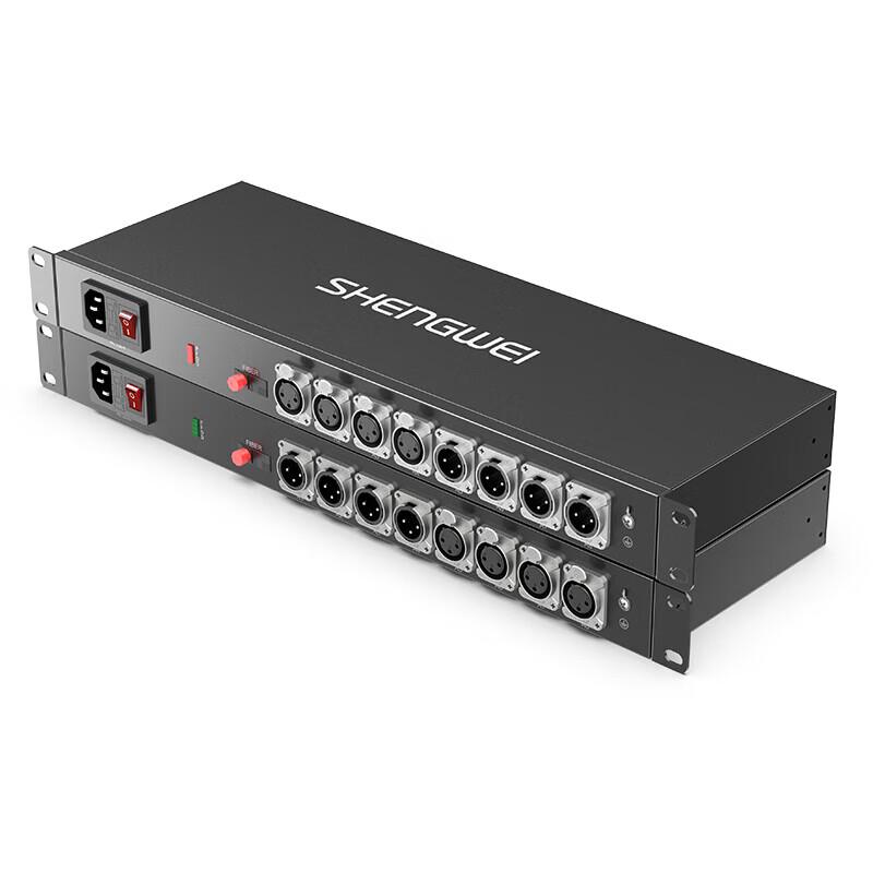 Shengwei 4-Channel XLR Balanced Audio Fiber Optic Transceiver