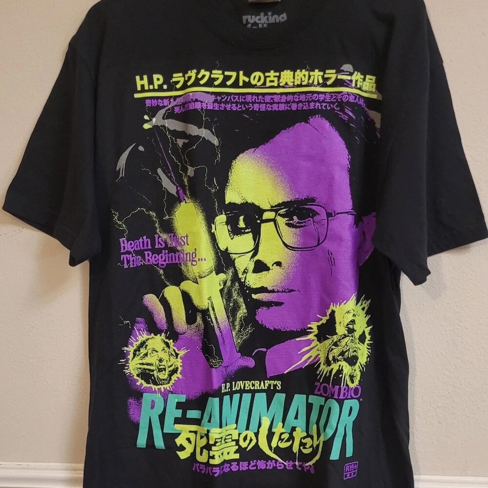 Rucking Fotten Re-Animator T-Shirt Glow in the Dark Ltd 75 Comfort Colors L S