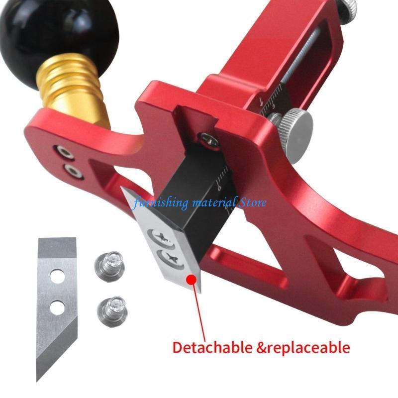 Y5GD Handheld Adjustable Woodcraft Trimming Cutter, Depth Stop Planer, Chamfering Slottinge for Woodworking