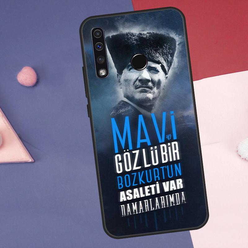 Mustafa Kemal Ataturk Case For Huawei Nova 7i 8i 11i 12i 12s 9 10 SE Y73 Y90 Y70 Y72 Y61 Y91 P30 P40 Lite P60 Pro