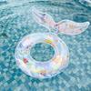 Children's Mermaids Inflatable Swimming Rings Floating Lifebuoys Water Toy for Beach and Water Fun