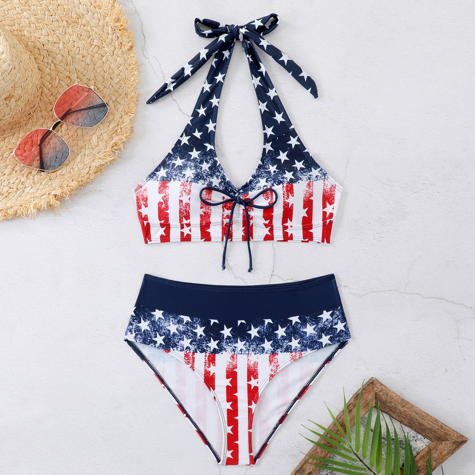 

Женский раздельный модный сексуальный купальник-бикини с принтом и подкладкой для груди без стальных скобок L