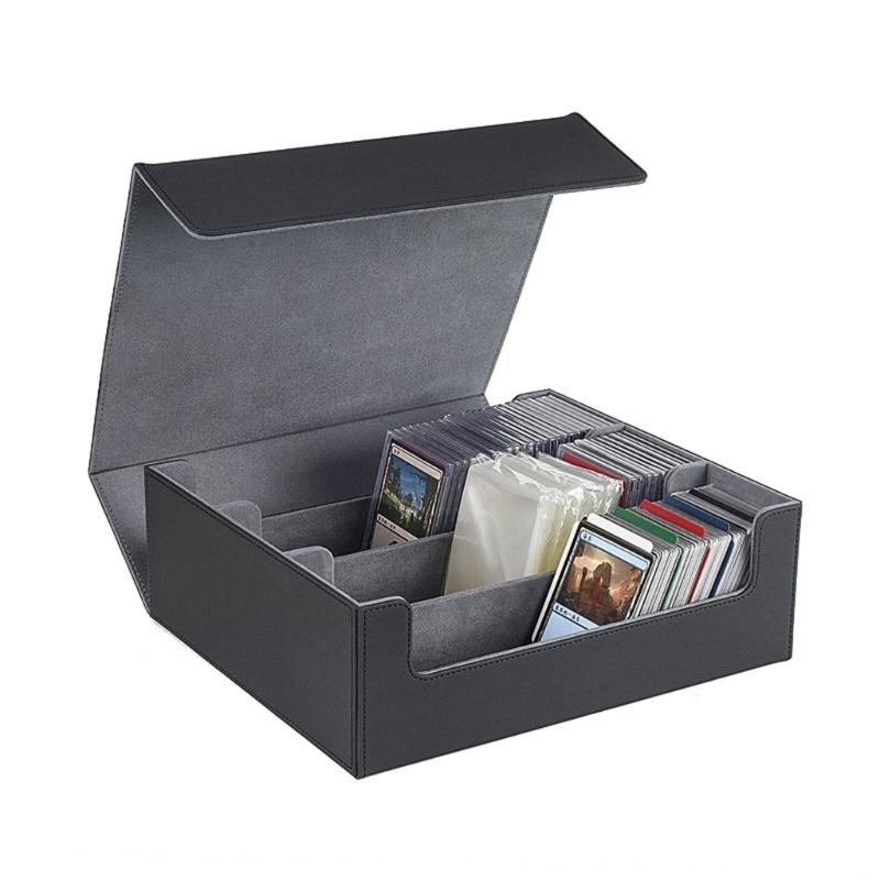 Versatile Card Storage Box with Strong Magnetic Closure for Collect Enthusiasts