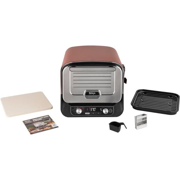 Pizzaofen NINJA - Woodfire OO101EU - 8 Garprogramme - Bis zu 370°C - 2400W