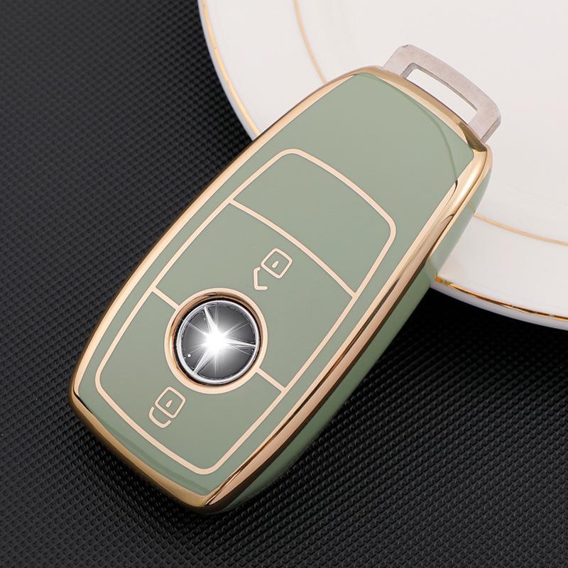 Mercedes-Benz Key Cover Is Suitable for The New E-class E200/E300L/C-class C260L Car Keycase Chain