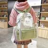 Schoolbag Japanese Student School Bag Nylon School Bag Women's 1011 Korean Edition Large Capacity Junior High School Student High School Backpack