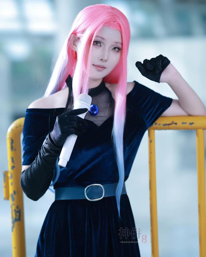 Mizi Cosplay mit R1 Cosplay Kostüm für Perfekt für Schule und Bühnenauftritte Cosplay mit Größe [Ausgezeichnetes Produkt] Perücke, Erwachsene, Festivals,