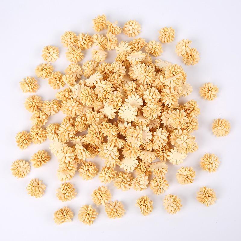 5/10/20Pcs 2.5cm Fabric Artificial Flower Heads for Wedding Home Garland Decor DIY Art Hair Accessories Wreath Fake Flowers