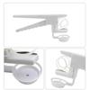 Manual Egg Breaker & Shell Separator - Heavy-Duty Stainless Steel Handheld Cracker With Ergonomic Handle, Portable