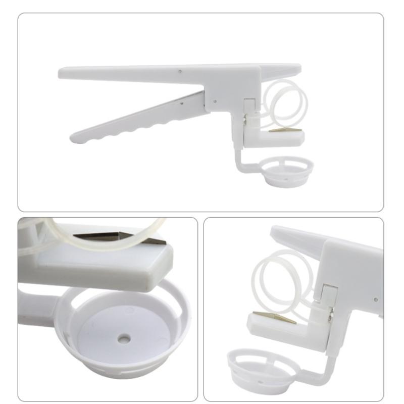 Manual Egg Breaker & Shell Separator - Heavy-Duty Stainless Steel Handheld Cracker With Ergonomic Handle, Portable