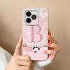 Case For Realme Note 50 60 Cute Panda Letter Soft Liquid Silicone Phone Shell For Oppo Realme Note50 Full Protection Back Cover