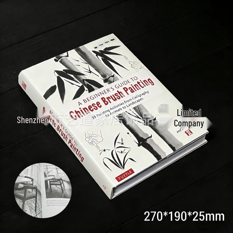 Chinese Tea Classic Hardcover: Zen Decor Prop for Office & Living Room