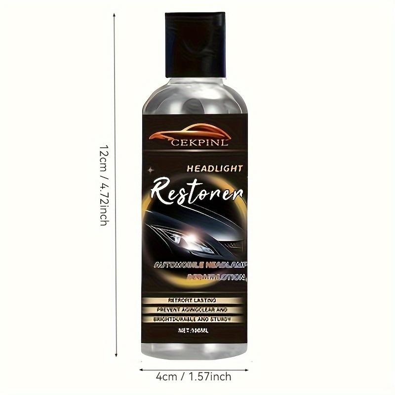Headlight Restoration Kit – Scratch, Oxide & Yellowing Remover, Enhanced Brightness, PE Material, for All Vehicle Headlights