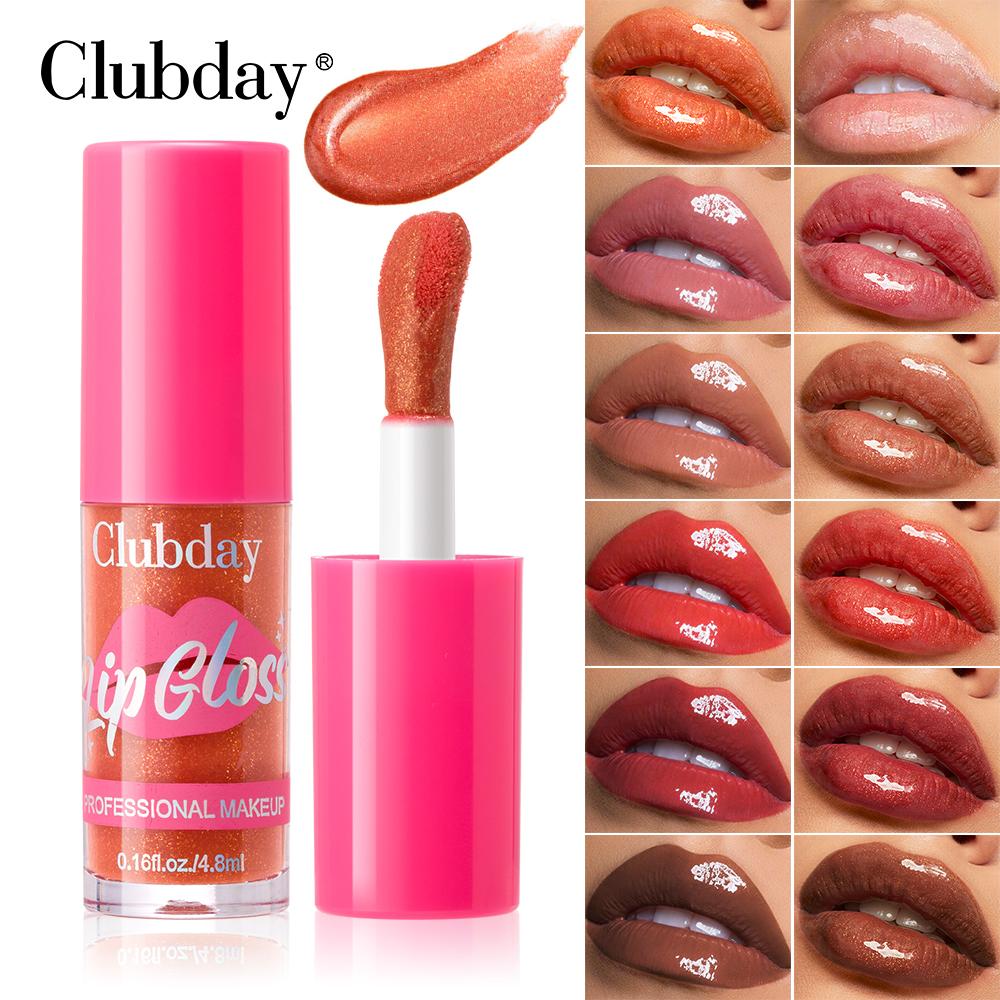 12-color multi-color lip gloss, moisturizing and easy to apply.