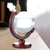 Innovative Shape Weather Forecast Glass Weather Predicting Bottle with Bracket Decoration GiftRed Wood