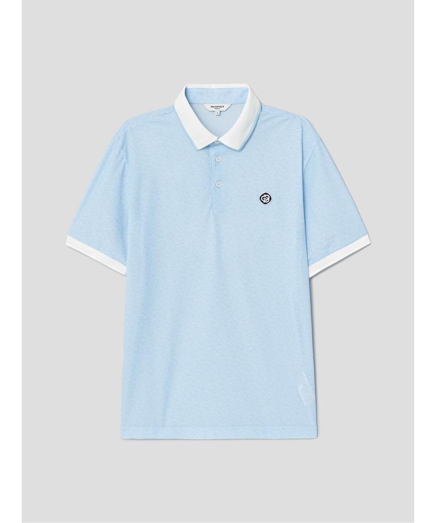 BEANPOLE GOLF [Heritage] Men'S Symbol Print Short Sleeve T-Shirt - Sky Blue