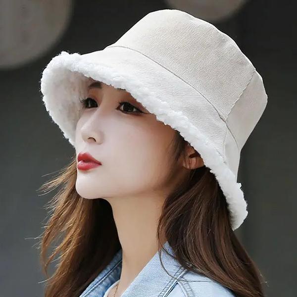 

WTEMPO Ретро Элегантные Теплые Утепленные Мягкие Однотонные Ветрозащитные Холодостойкие Шапки Женские Осенне-Зимние Повседневные Универсальные Панамы 1pc бежевый