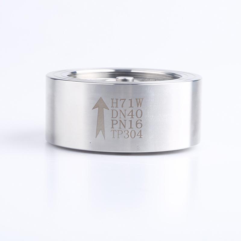 1/2" 3/4" 1" 2" 304 Stainless Steel Wafer Check Valve H71W-16P DN15/DN20/DN25/DN32/DN40/DN50 Lift Type