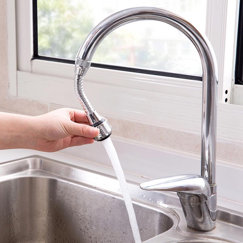 Kitchen Faucet Extension: Anti-Splash Shower Spray with Filter and Water Saver