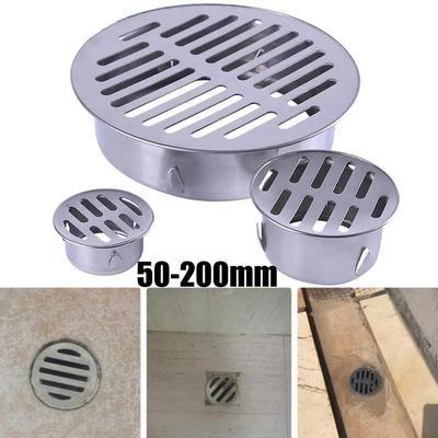 Rain Pipe Cap Floor Drain Round Stainless Steel Cover