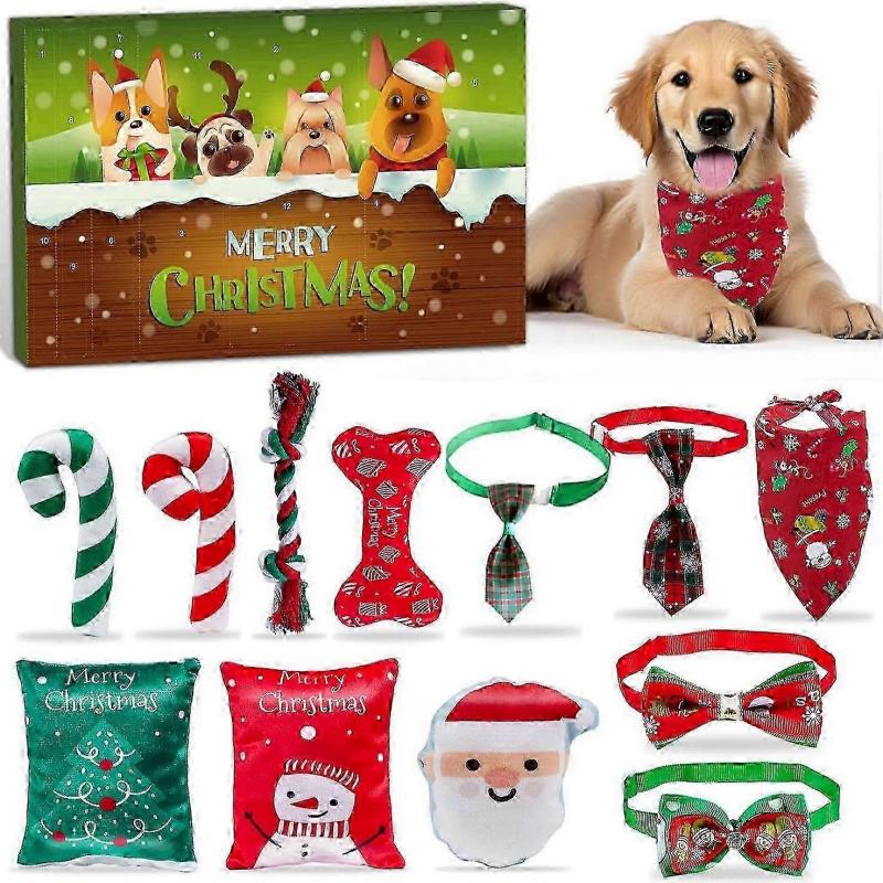 Weihnachts-Adventskalender Weihnachts-Haustierspielzeug Überraschungsbox Hund Weihnachtsspielzeug Überraschungsbox Weihnachts-Katzenspielzeug Geschenk