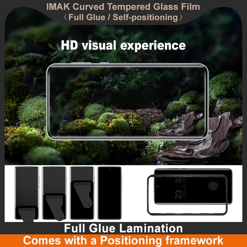 Für Honor Magic 7 Pro 5G Glas IMAK 3D Gebogener Vollbild-Hartglasfilm