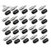 20Pcs Shelf Bracket Self-Tapping Screws Rustproof Strong Load-bearing Bookcase Cupboard Shelf Brackets Screws