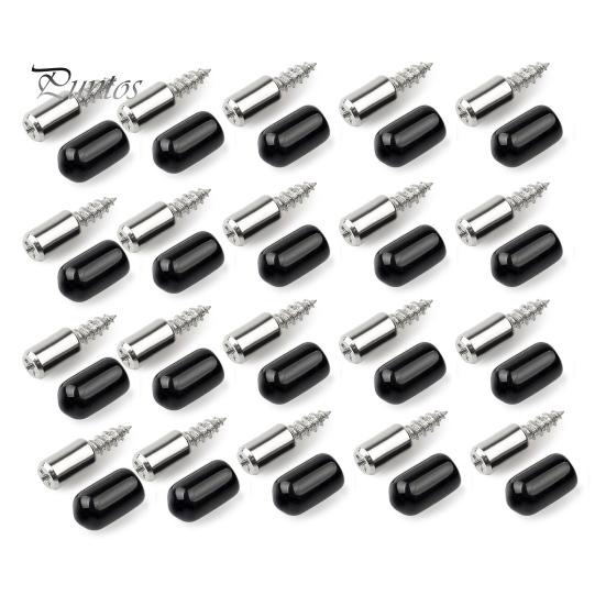 

20 шт., кронштейн для полки, саморезы, нержавеющие, прочные, несущие винты для книжного шкафа, кронштейны для полки для шкафа чёрный