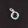 Green Emerald Gemstone 925 Sterling Silver Trendy Friendship Day May New Pendant PP-34-7