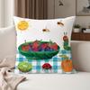 The Vvery Hhungry Caterpillar Pillow Case Suitable For Bedrooms Living Rooms Cars Home Decoration