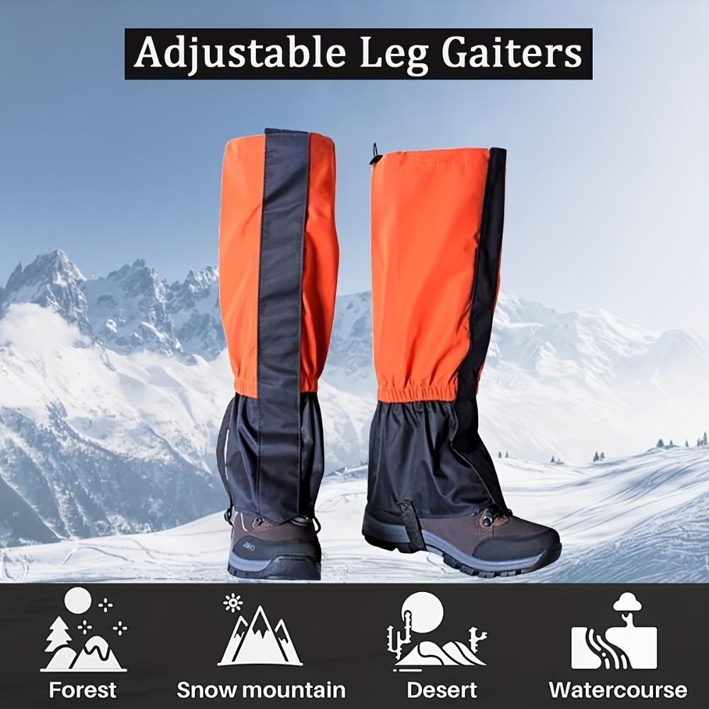 Leg Boot Gaiters Hiking Leg Gaiters Snake Gaiters- Snake Bite Protection for Lower Legs Adjustable Snow Boot Gaiters for Hiking and Snowshoeing
