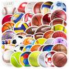 50 Mixed Sports Graffiti Stickers: Baseball, Football, Basketball - Waterproof and Decorative Decals