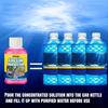 Car Glass Concentrated Coating Waterproof Windshield Wiper Fluid, Keeps It Smooth, Rainproof and Anti-Fog Without Streaks, Quickly Restores Glass Cla