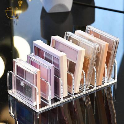 Vassoio espositivo per palette di ombretti compatti in acrilico, contenitore per cosmetici, portaoggetti per strumenti di trucco, organizer per cassetti